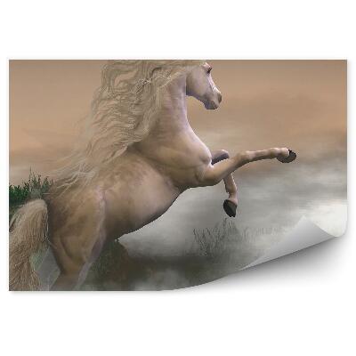 Fototapeta na stenu jednorožec tráva mraky