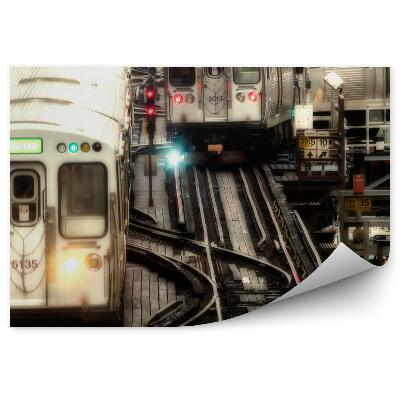 Fototapeta Vlaky Ľahká Železničná Doprava