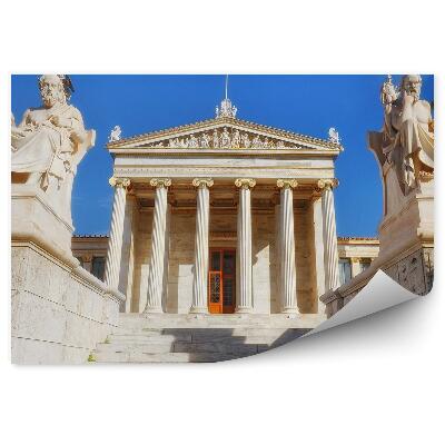 Fototapeta Grécko Akadémia Sokratova Vlajka Sochy