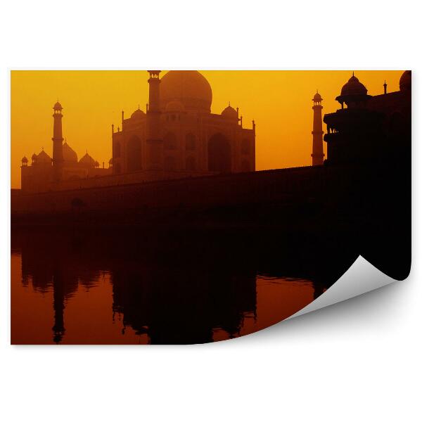 Fototapeta Taj Mahal Vodný Tieň Západ Slnka