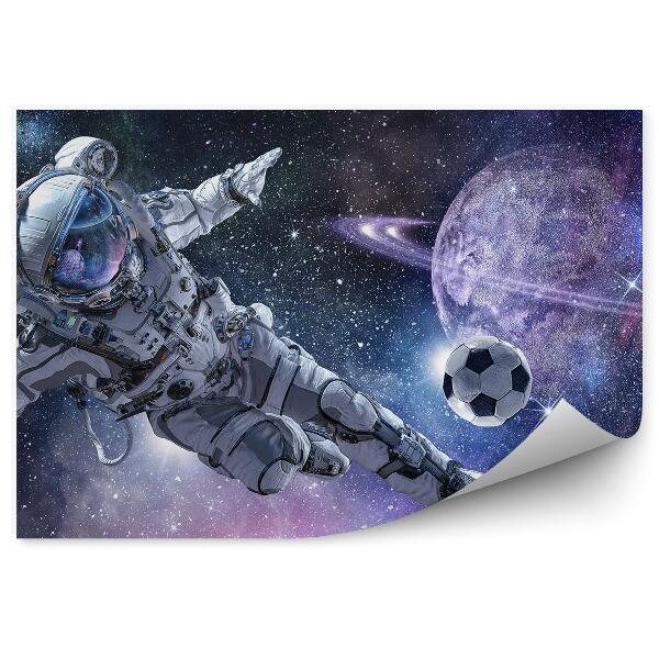 Fototapeta na stenu Astronaut Polmesiac Hviezdy Obloha