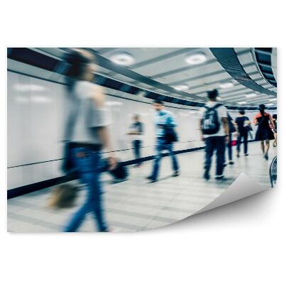 Fototapeta Ľudia V Tuneli Semafor