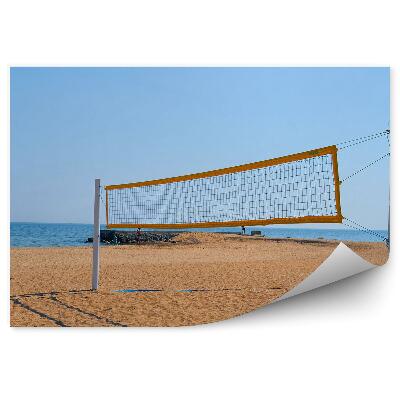 Fototapeta Igrišče za odbojko na mivki ocean