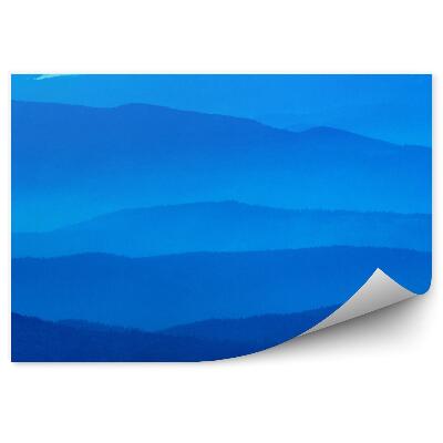 Fototapeta Večerná obloha karpatská modrá