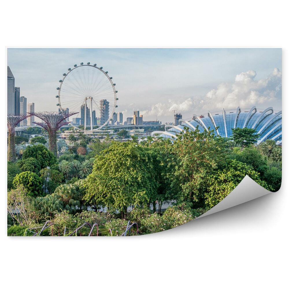 Fototapeta Park Architektúra Singapur Mesto