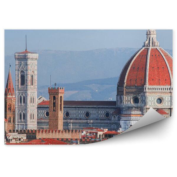 Fototapeta na stenu Katedrála Santa Maria del Fiore budovy Florencia nebo kopec
