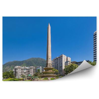 Fototapeta na stenu Panoráma mrakodrapy chodník kvety stromy rastliny Francúzsko altamira obelisk