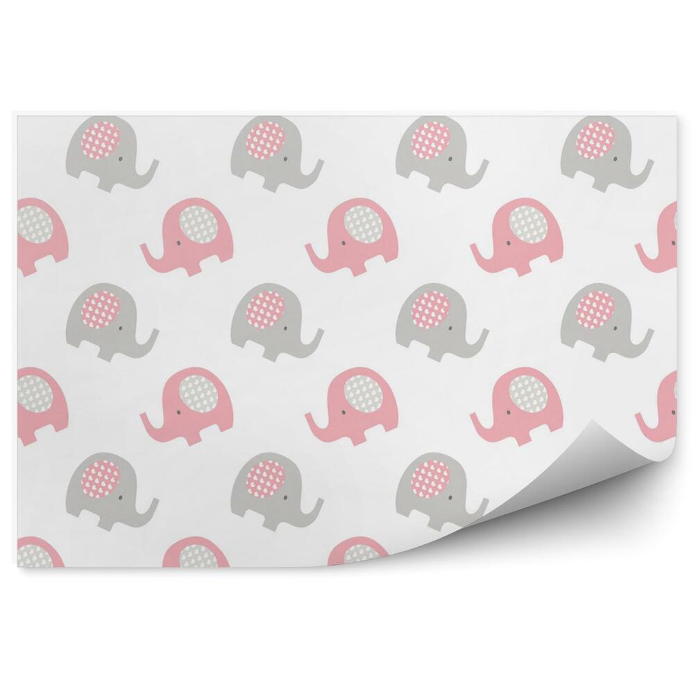 Fototapeta Kreslené slony