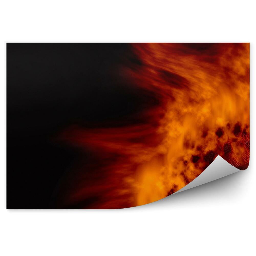 Fototapeta Košarkarska žoga ogenj