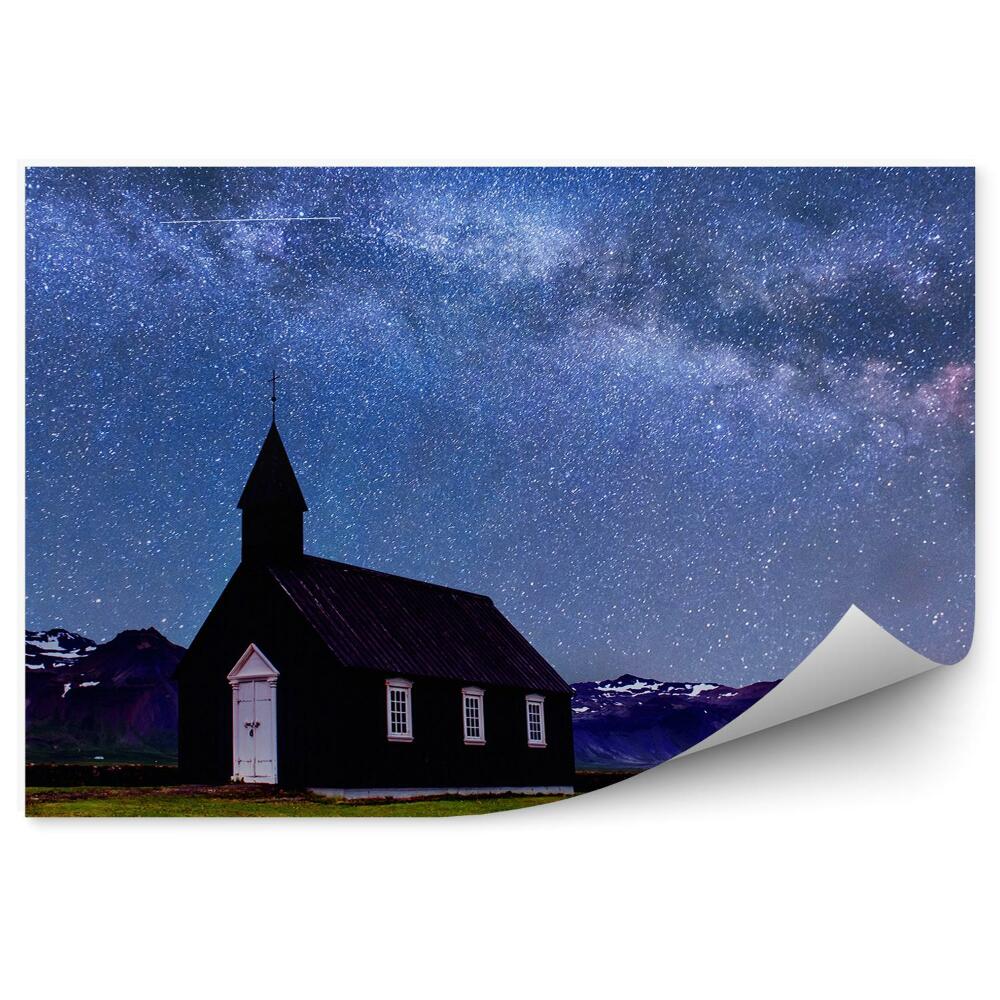 Fototapeta Island Hviezdna Obloha Príroda Kostol