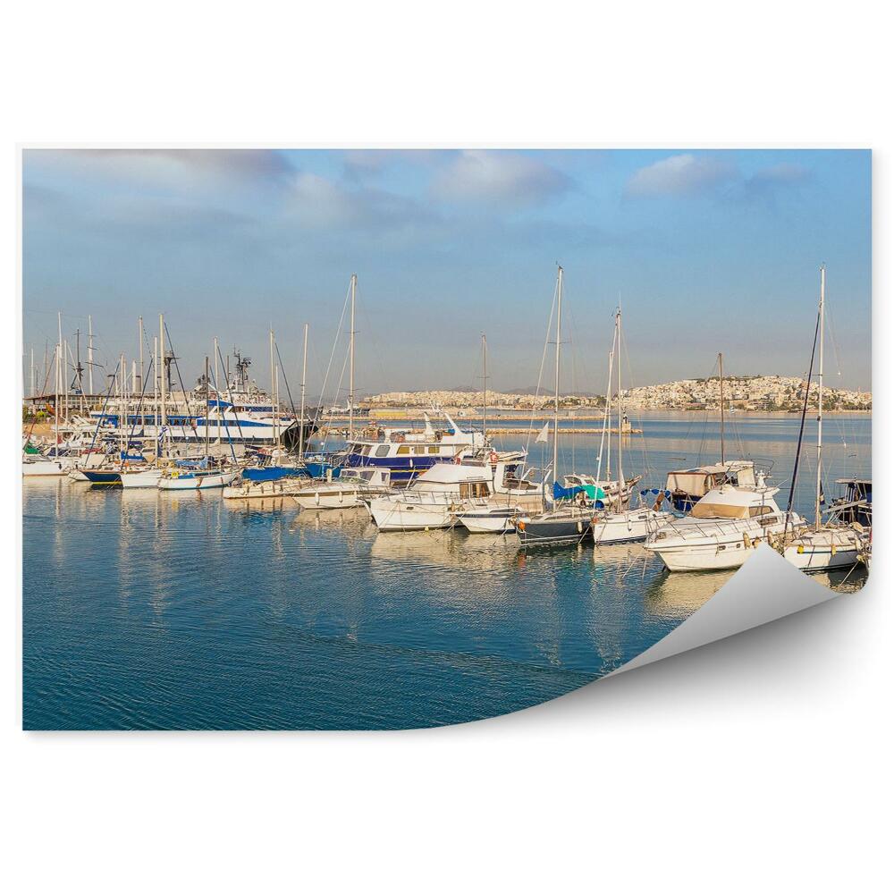 Fototapeta Grécko lode lode prístav modrá voda