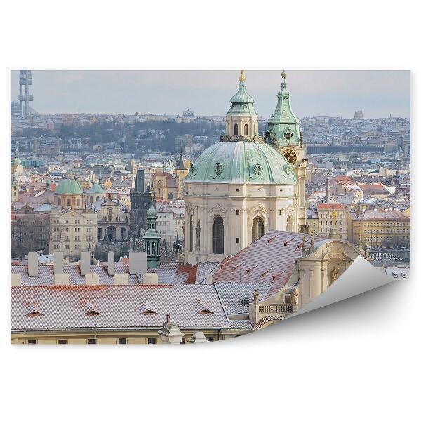 Fototapeta na stenu Panoráma Prahy v zime