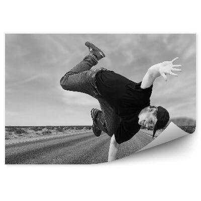 Fototapeta na stenu Plesalec break dance cesta nebo trava