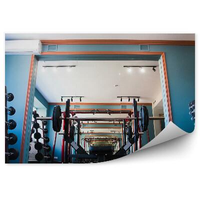 Fototapeta na stenu Telovadnica za telovadbo z utežmi