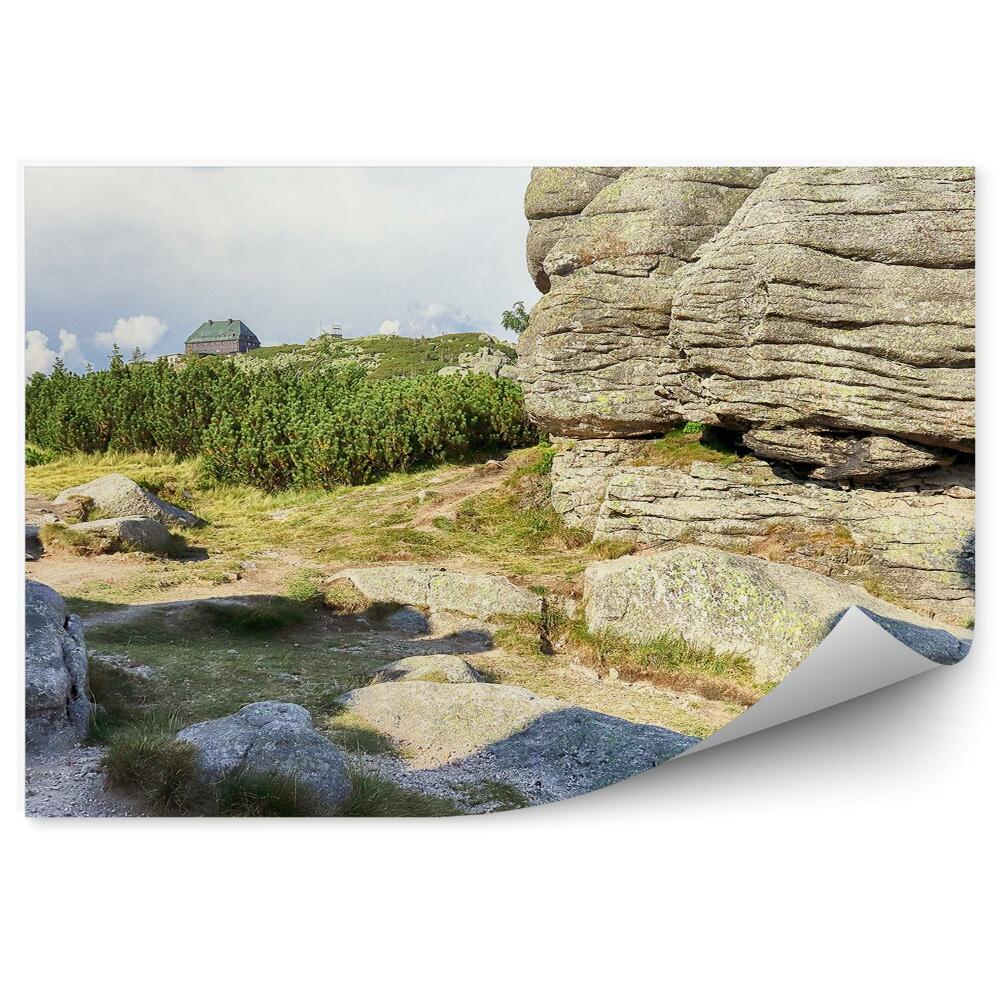 Fototapeta na stenu Prírodné skaly trasa Krkonoše