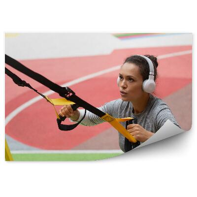 Fototapeta Pasovi telovadba telovadnica