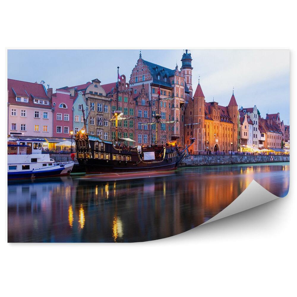 Fototapeta na stenu Mesto lode budovy pohyb vody