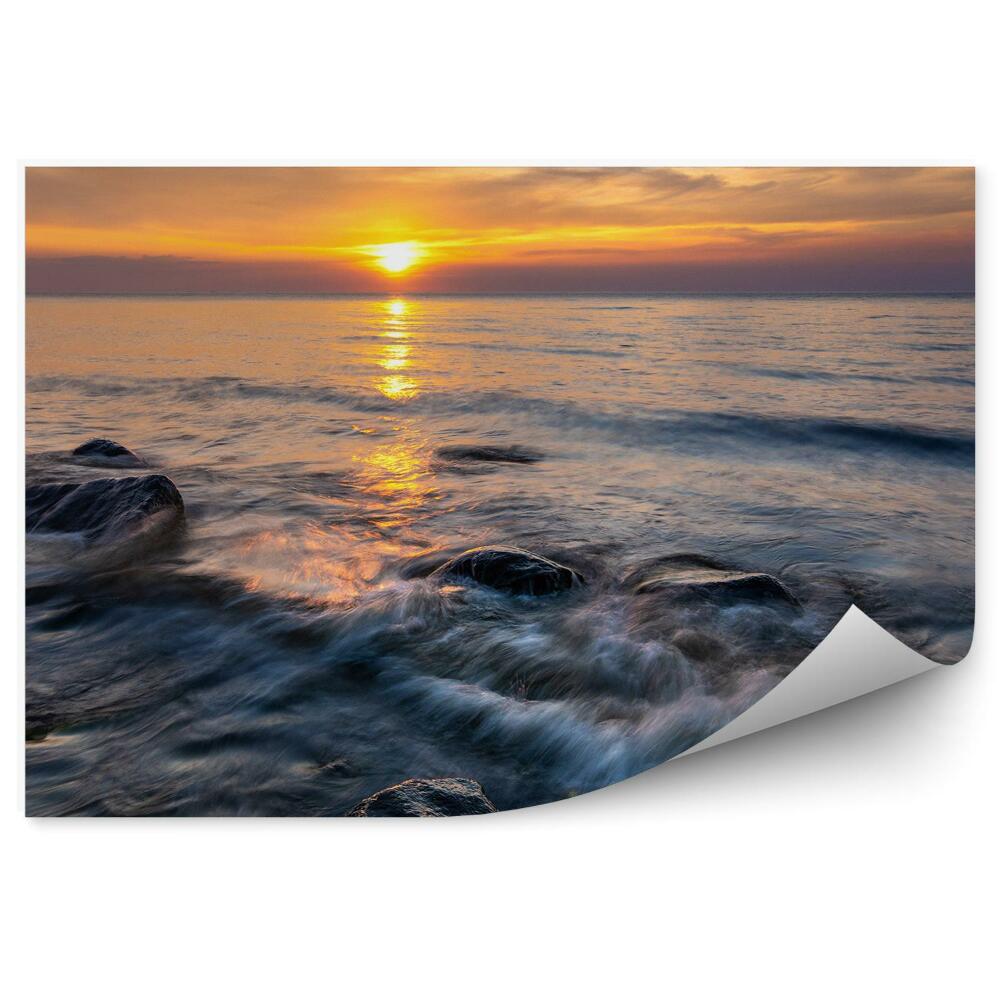 Fototapeta na stenu Morské vlny skaly pobrežie