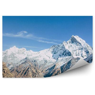 Fototapeta Zimná krajina zasnežené himalájske hory