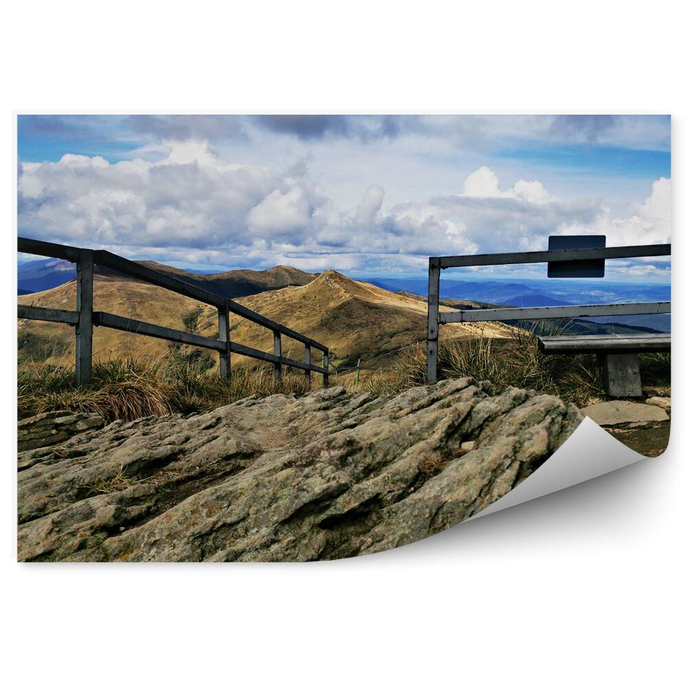 Fototapeta na stenu Krajina vrcholky hôr