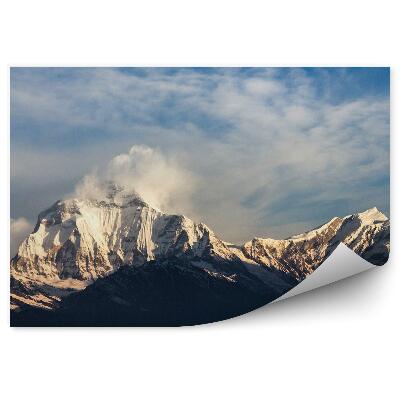 Fototapeta na stenu Zasnežená horská krajina