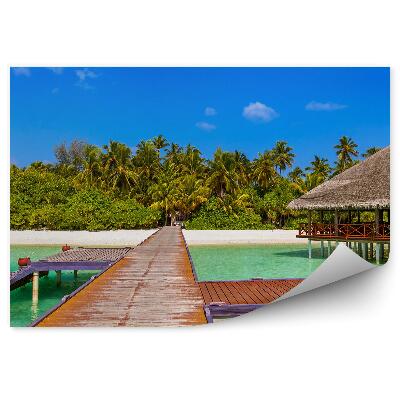 Fototapeta na stenu Mólo pláž tropický ostrov leto