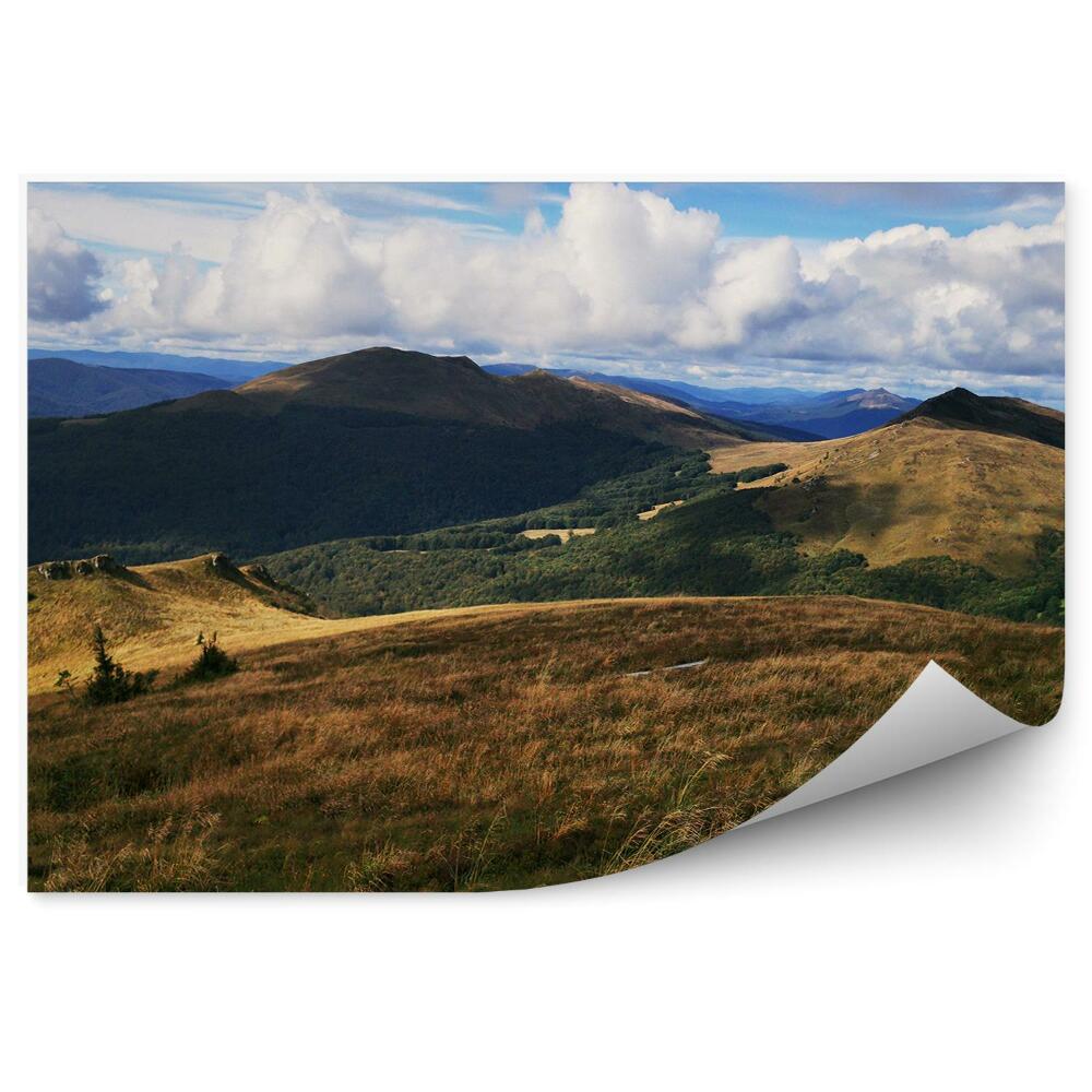 Fototapeta Poľana hory krajina vrcholy bieszczady