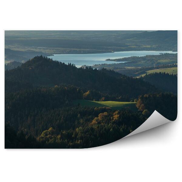 Fototapeta na stenu Panoráma Pienin Pohľad na Czorsztynské jazero