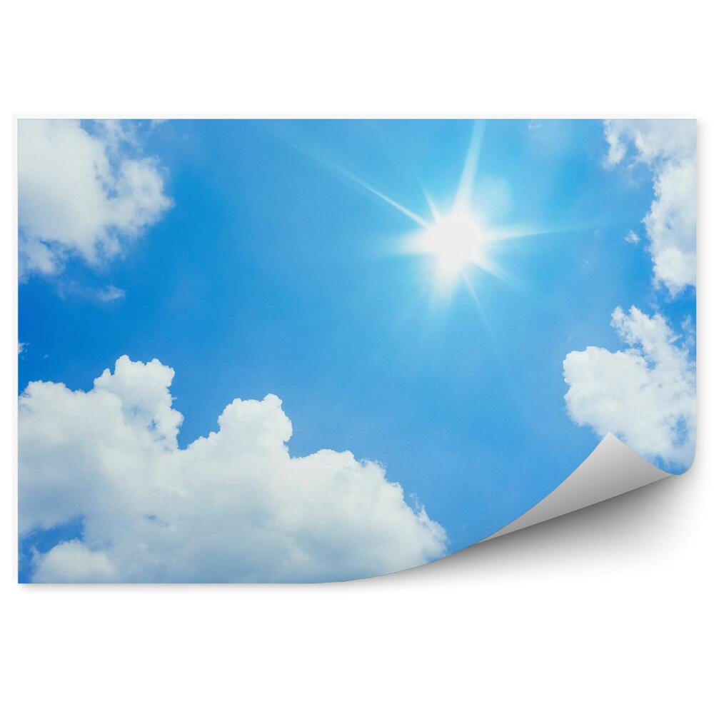Fototapeta na stenu Modrá Obloha Mraky Slnko