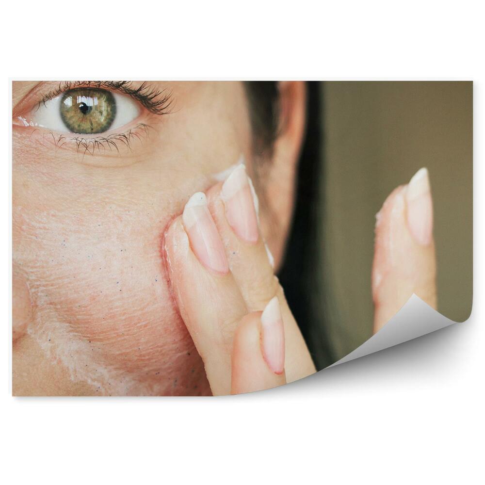 Fototapeta na stenu Čistenie Tváre Peeling Kozmetika Starostlivosť