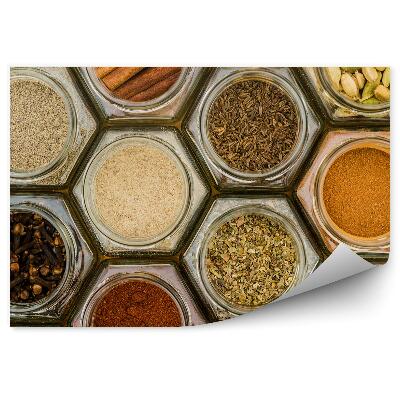 Fototapeta Šesťuholníky na korenie