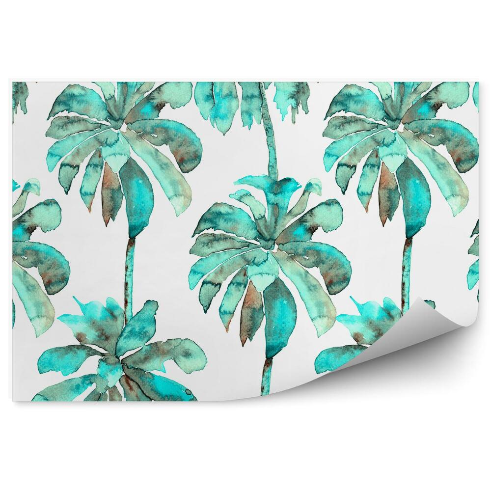 Fototapeta Zelené modré palmy rastliny