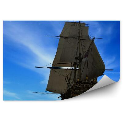 Fototapeta na stenu Veľká Loď Drevené Plachty