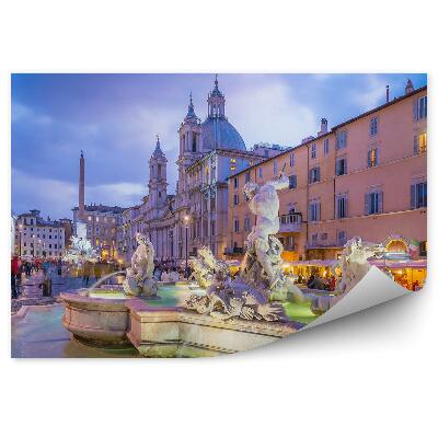 Fototapeta Fontána Mesto Doprava Turisti Taliansko