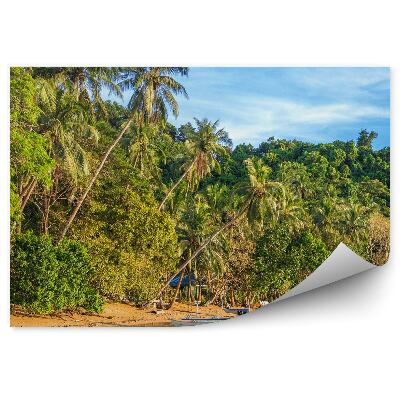 Fototapeta Filipíny Ostrov Loď Zelená Vegetácia