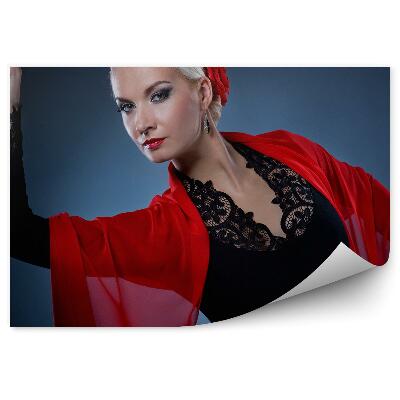 Fototapeta na stenu Tanečnica Flamenca Blondínka