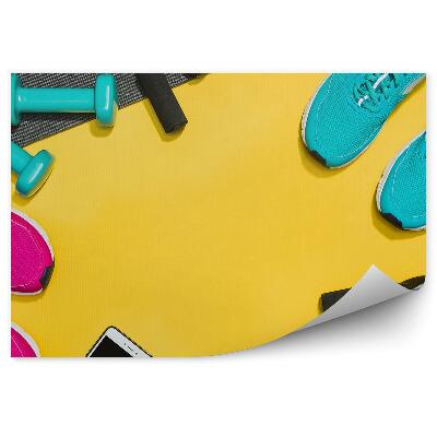 Fototapeta Fitnes pripomočki šport