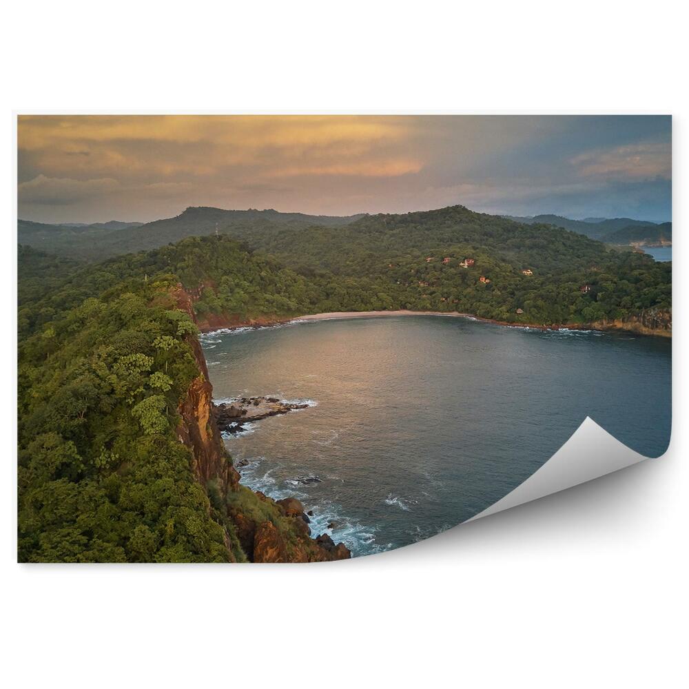 Fototapeta na stenu Útes Dažďový Prales Budovy Skaly Oceán Obloha Mraky