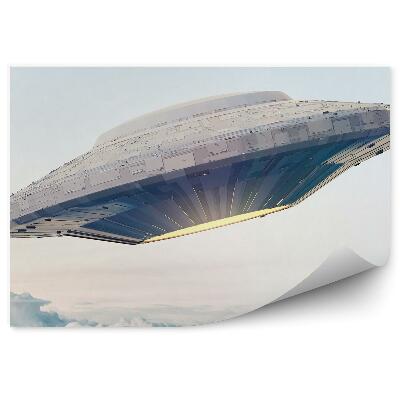 Fototapeta Ufo 3d Vesmírna Loď Obloha Mraky