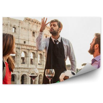 Fototapeta Natakar služi nogometni vrstici