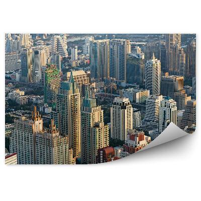 Fototapeta na stenu Pohľad Z Vtáčej Perspektívy Mesto Ázia Panoráma