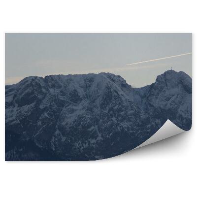 Fototapeta Pohľad giewont hory sneh zima tatra obloha