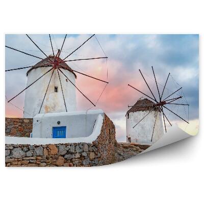 Fototapeta Mlini na veter na otoku znan pogled