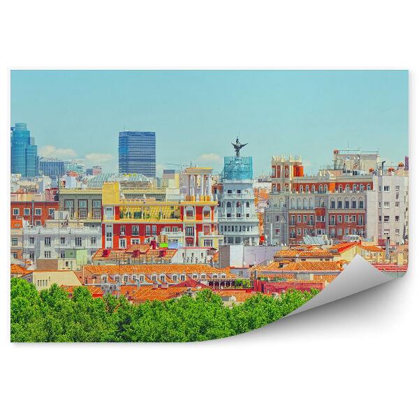 Fototapeta Madrid Španielsko Farebné Hlavné Mesto