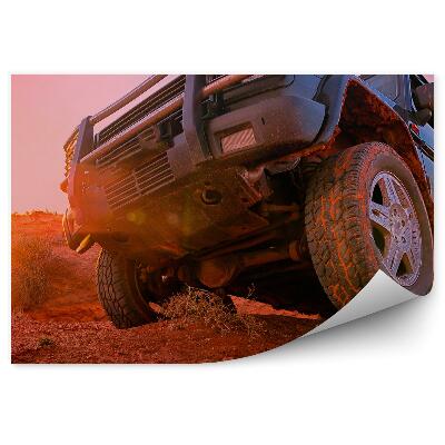 Fototapeta na stenu Vozilo 4x4 v puščavi