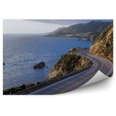 Fototapeta Obala morje cesta otok skale