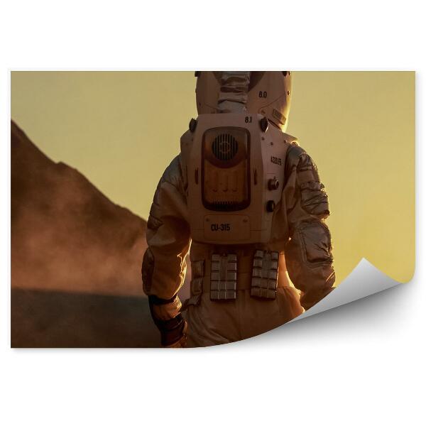 Fototapeta na stenu Astronaut Chodí Po Červenej Planéte Mars
