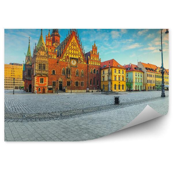 Fototapeta Vroclavské trhové námestie radnica