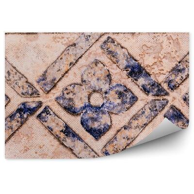 Fototapeta Španielske dekoratívne dlaždice kvety tvar línie