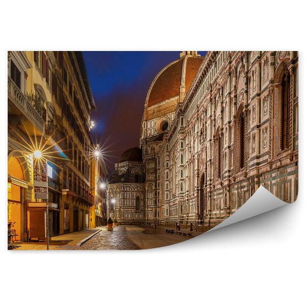 Fototapeta na stenu Michelangelovo námestie budovy Florencia pouličné osvetlenie